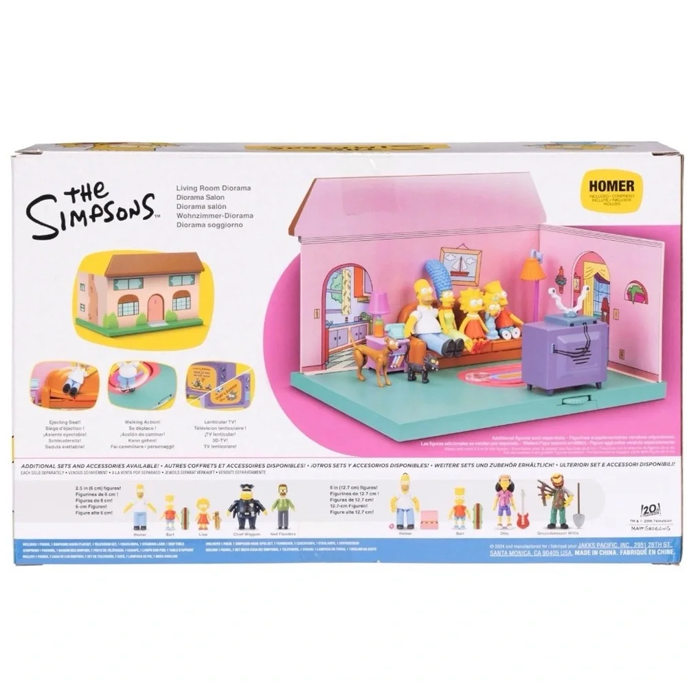 THE SIMPSONS Playhouse Diorama. NEW